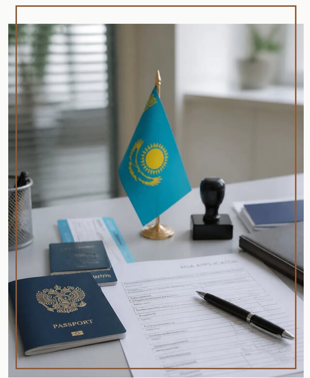 Оформление визы в Казахстан для поездки и работы в Лиски